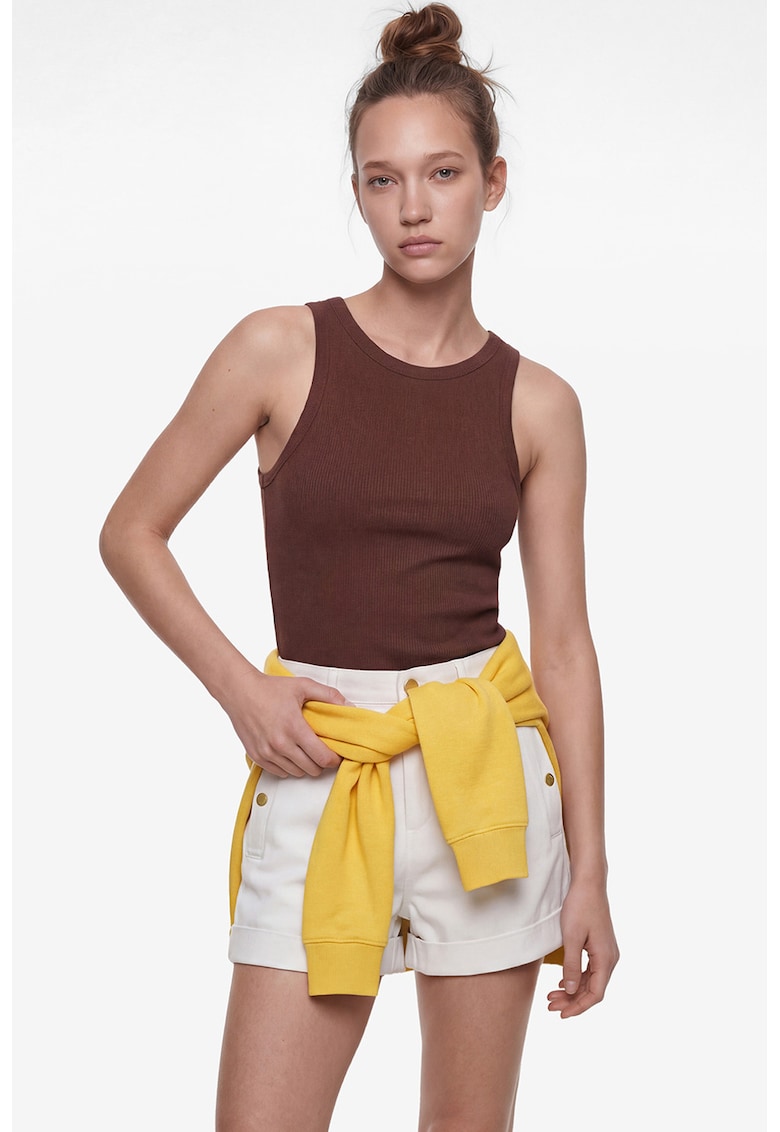 Top crop slim fit