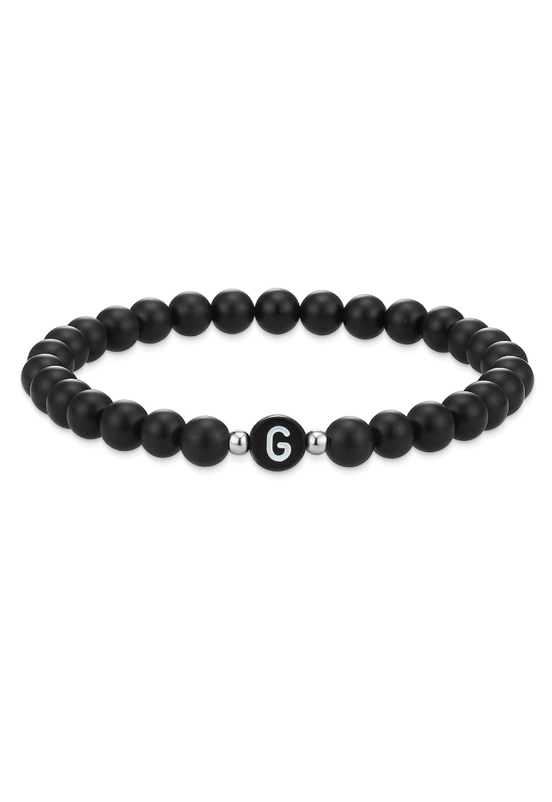 Bratara unisex cu piatra pretioasa - Negru