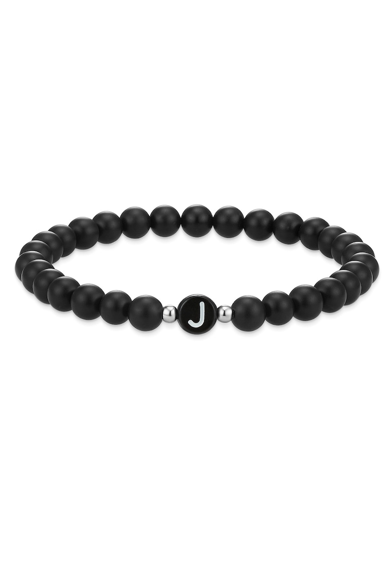 Bratara unisex din agat - Negru