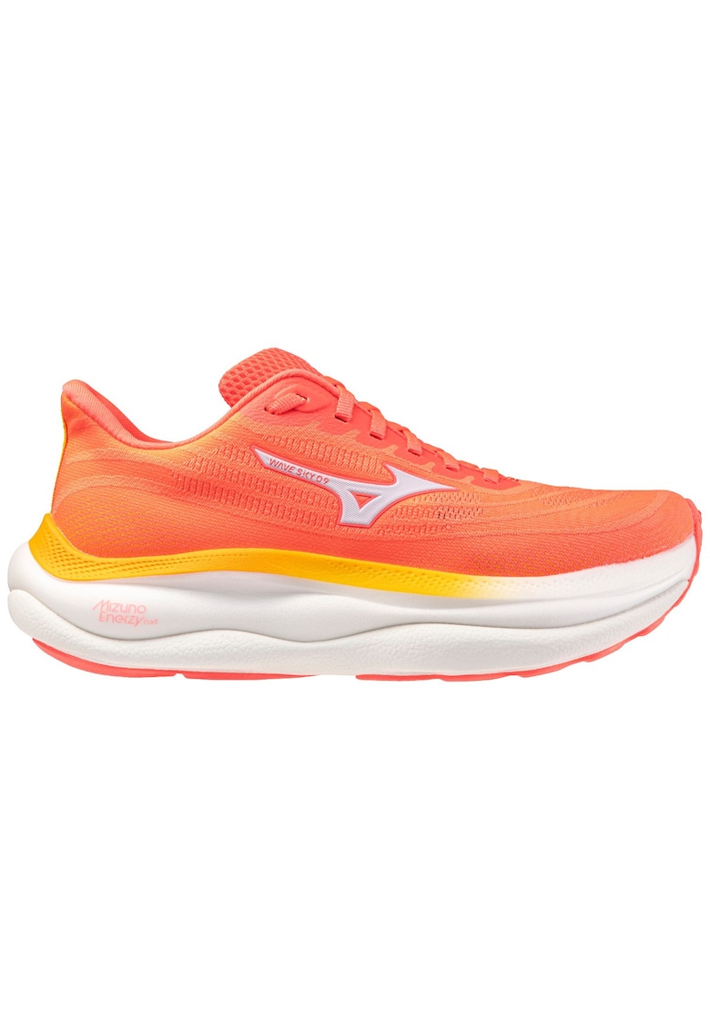 Pantofi alergare dama Wave Sky 9 FW 2025 - Alb/Rosu corai