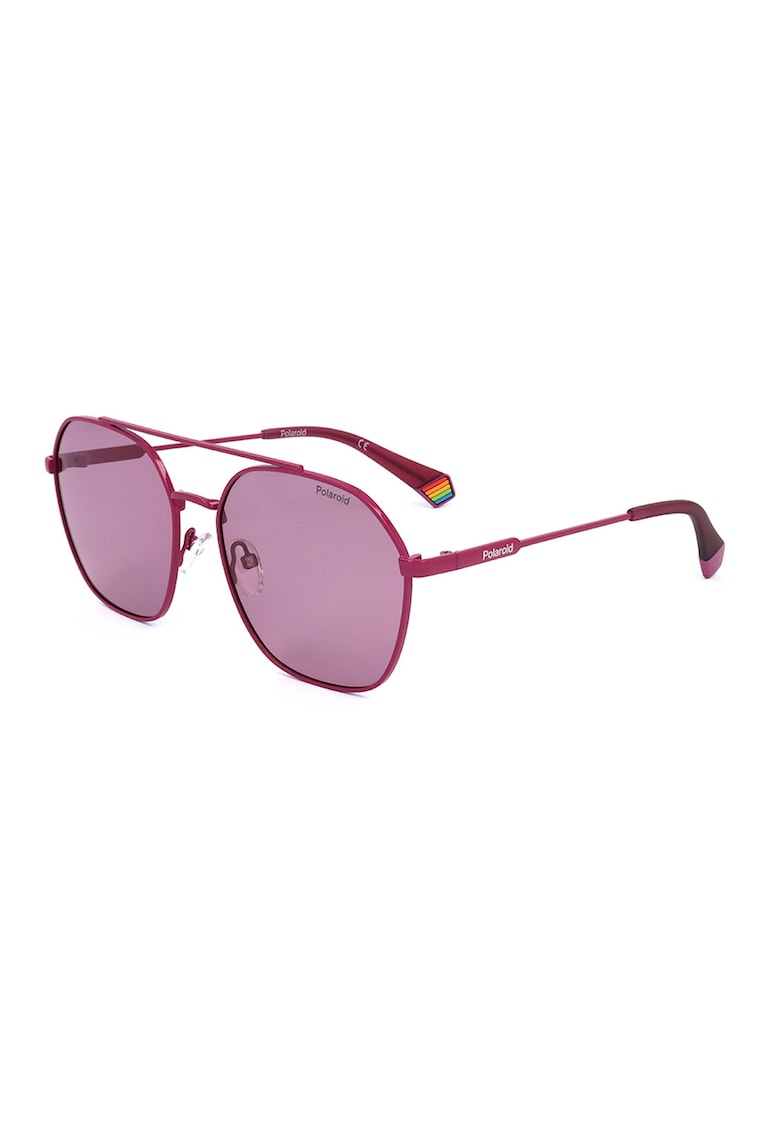 Ochelari de soare unisex polarizati - Roz zmeuriu