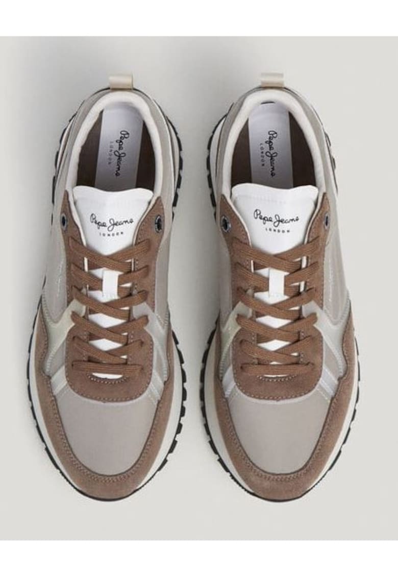 London - Pantofi sport cu garnituri de piele intoarsa 951