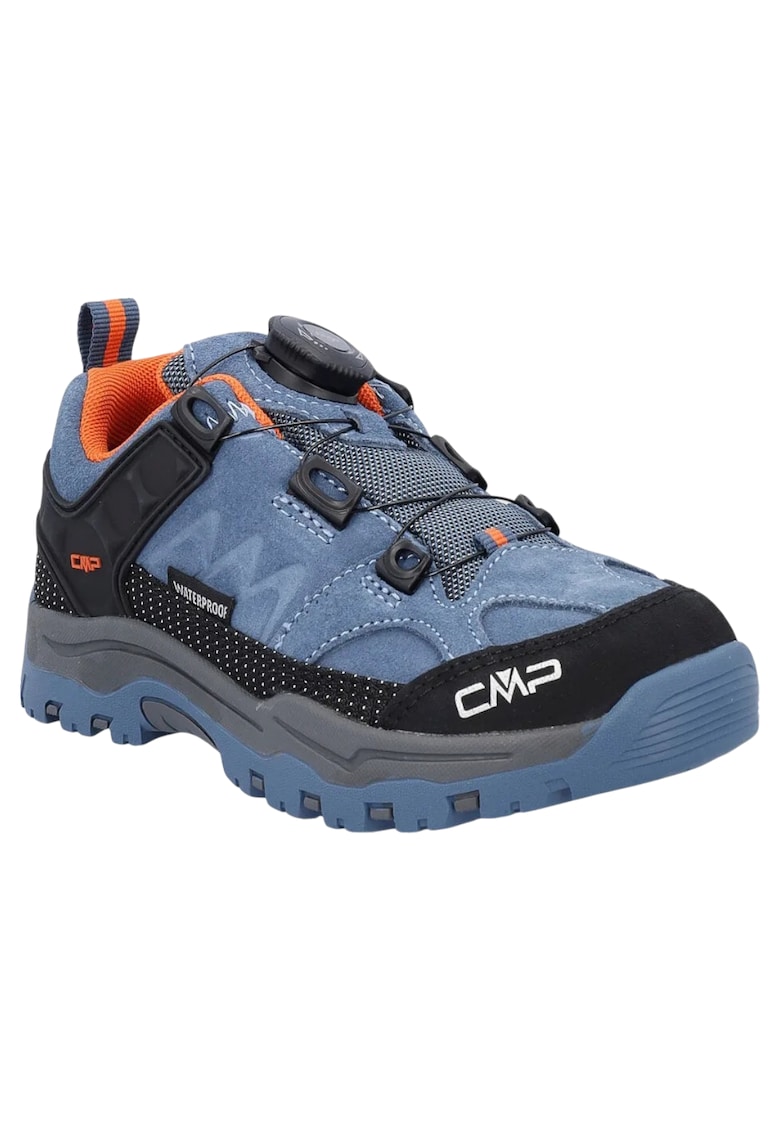 Ghete trekking copii Kids Kiruna Low Fitgo Trekking Shoes Wp - Albastru