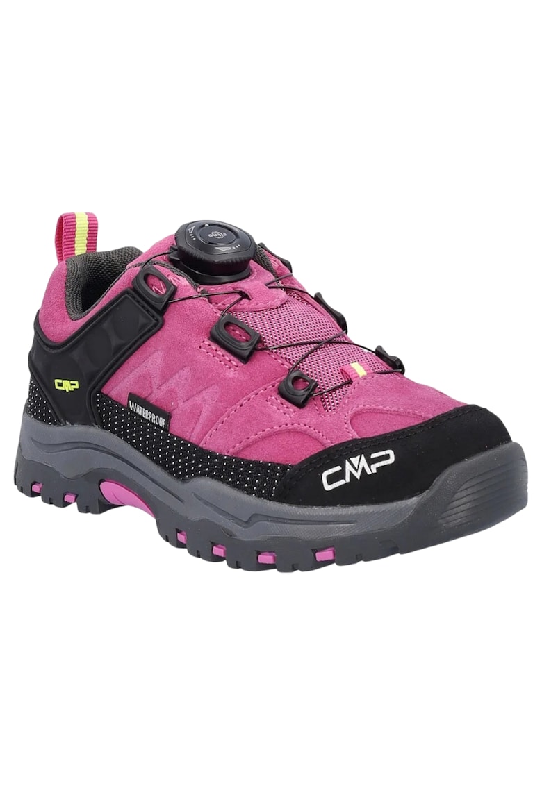 Ghete treking copii Kids Kiruna Low Fitgo Trekking Shoes WP 3Q56764-Roz-