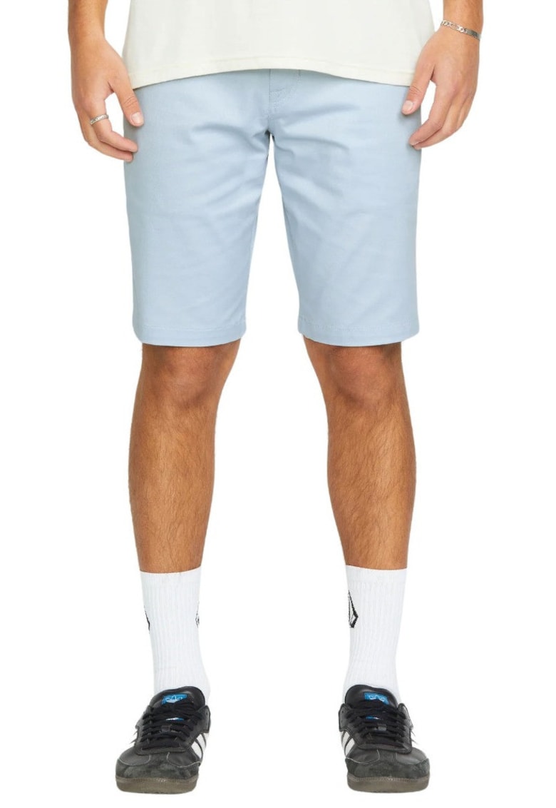 Pantaloni scurti chino din amestec de bumbac cu buzunare cu refilet