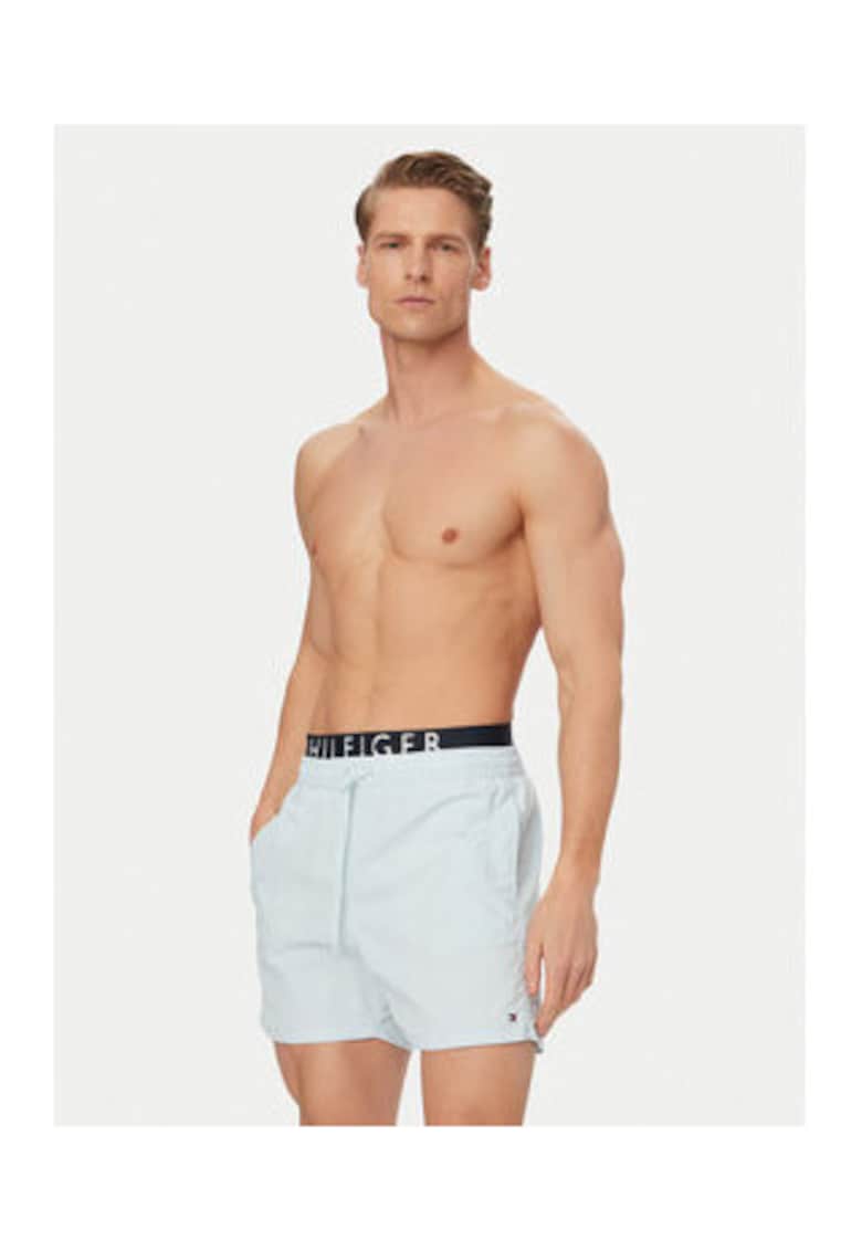 Pantaloni scurti de baie - cu talie ajustabila cu snur
