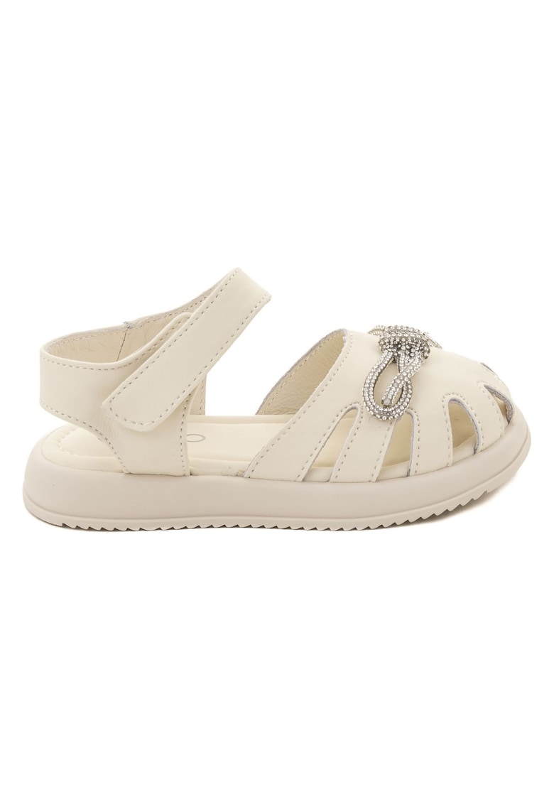 Sandale din piele naturala Gianna - Crem