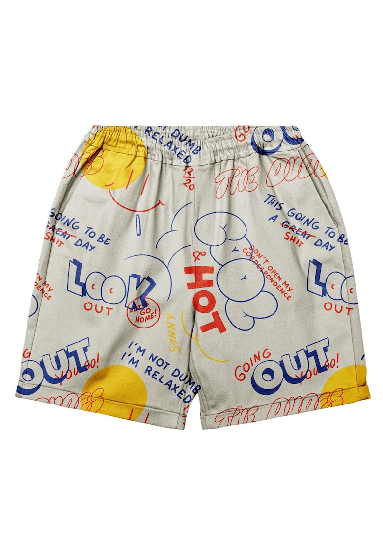 Pantaloni scurti din amestec de bumbac organic Hot&Cool