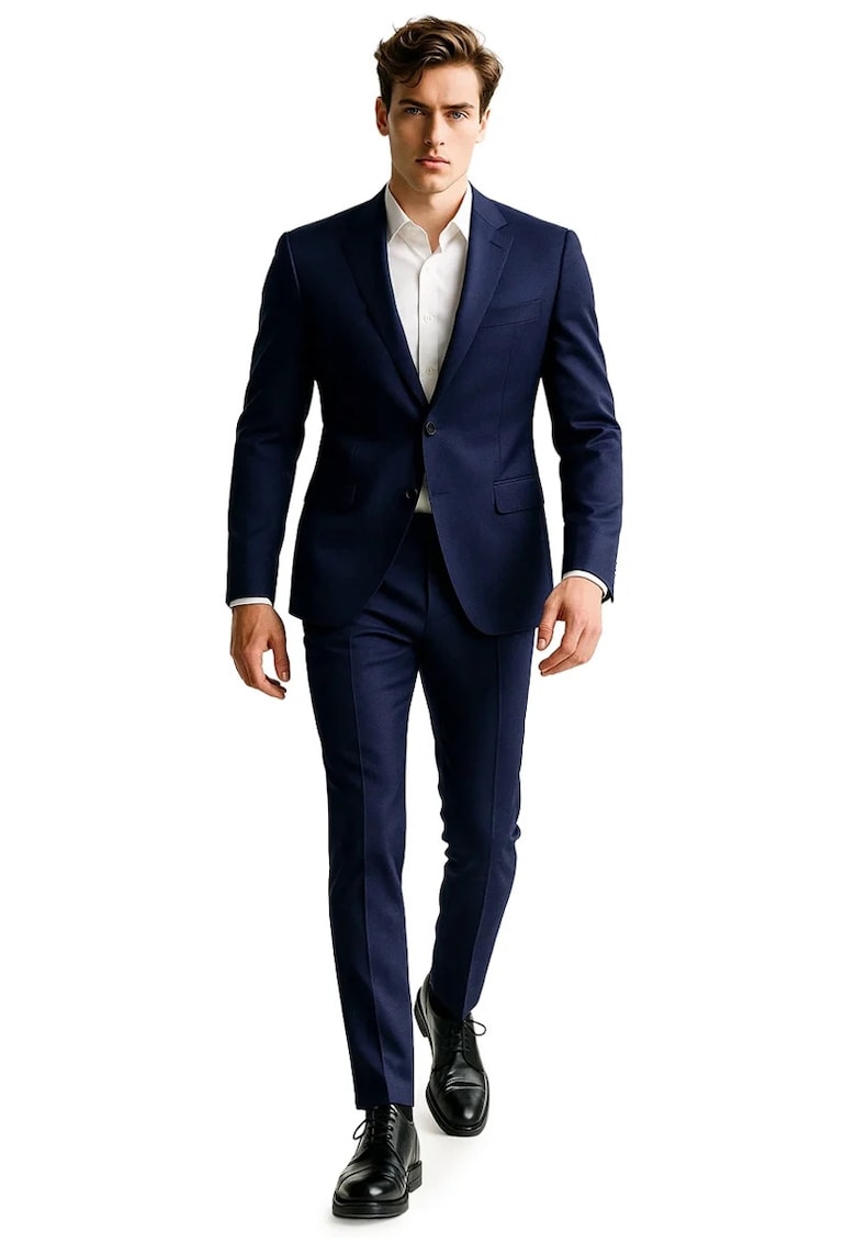 Costum barbati slim fit - K10K103083 - Bleumarin
