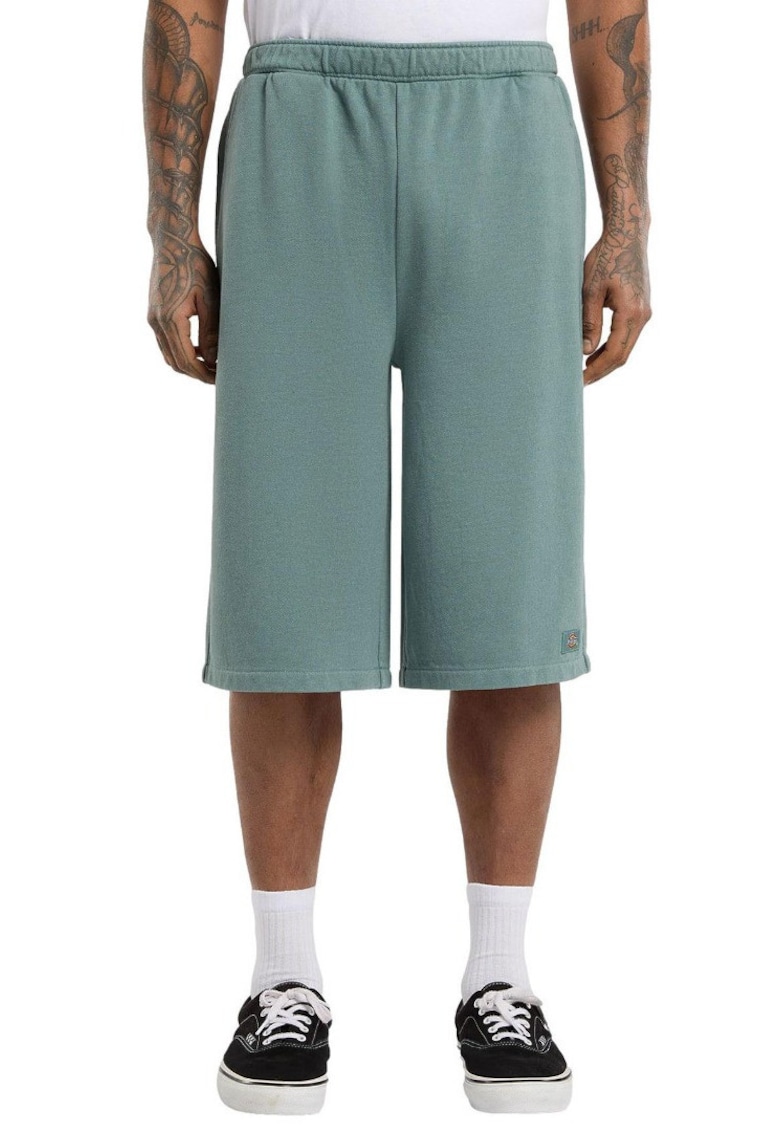 Pantaloni scurti de trening din bumbac cu buzunare