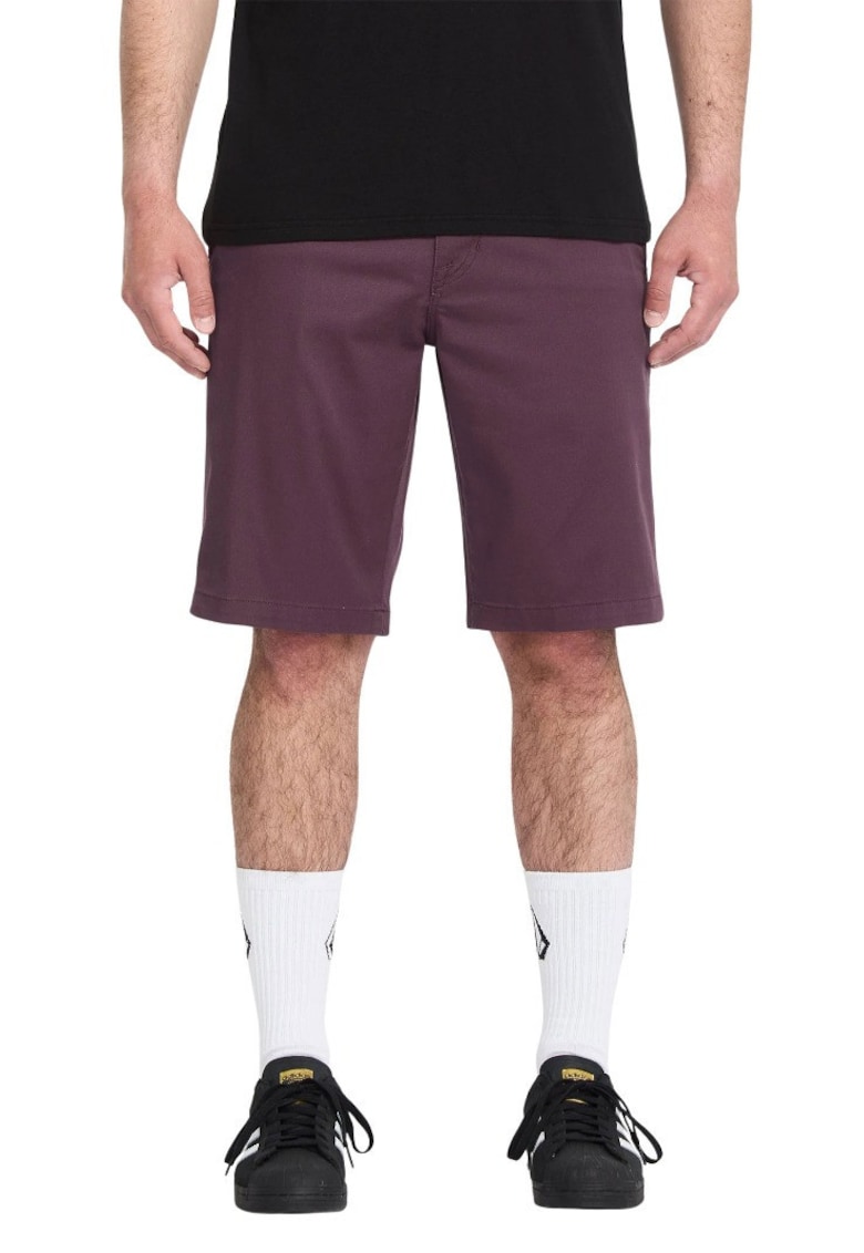 Bermude chino uni cu talie medie Frickin Modern