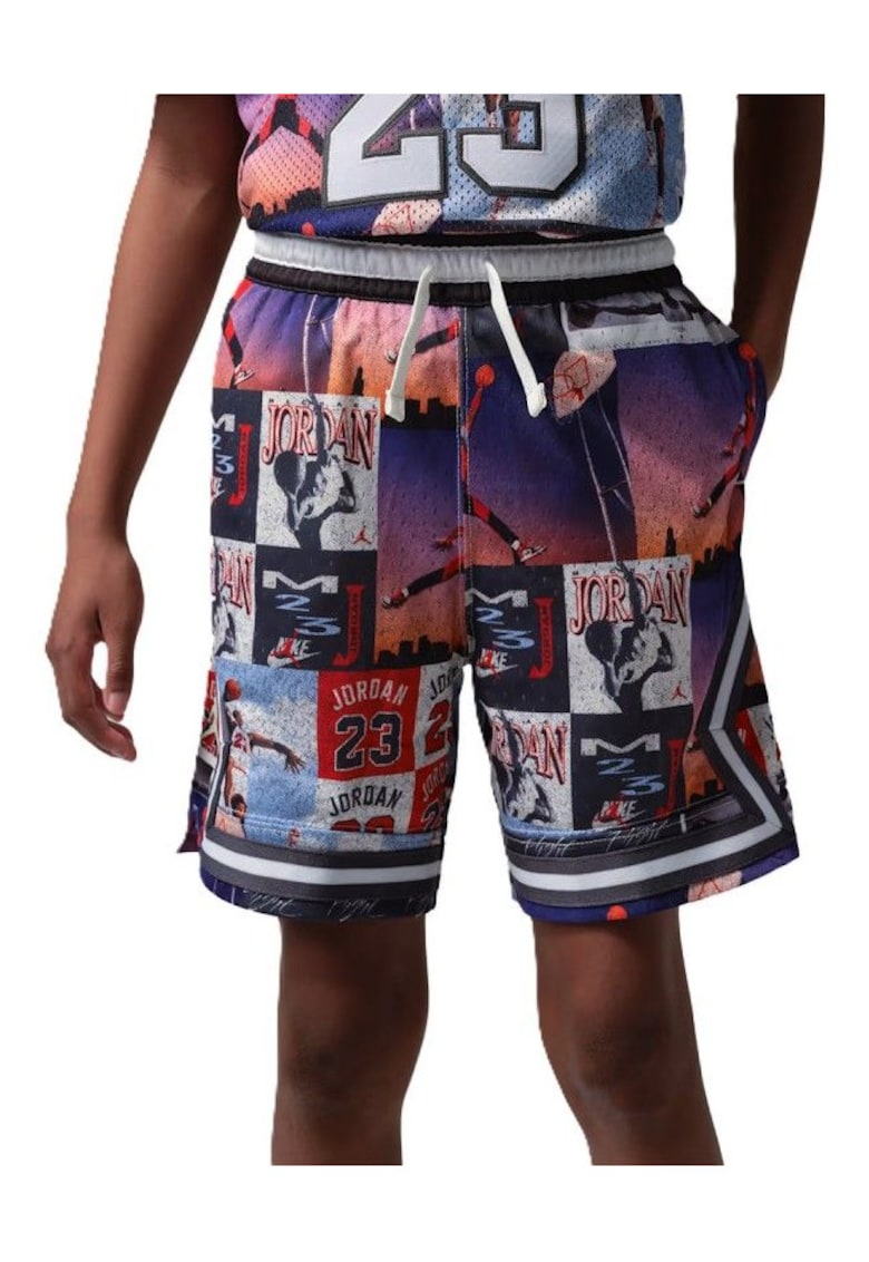 Sort JDB MJ AOP SPORT DIAMOND SHORT-95D429-G0T