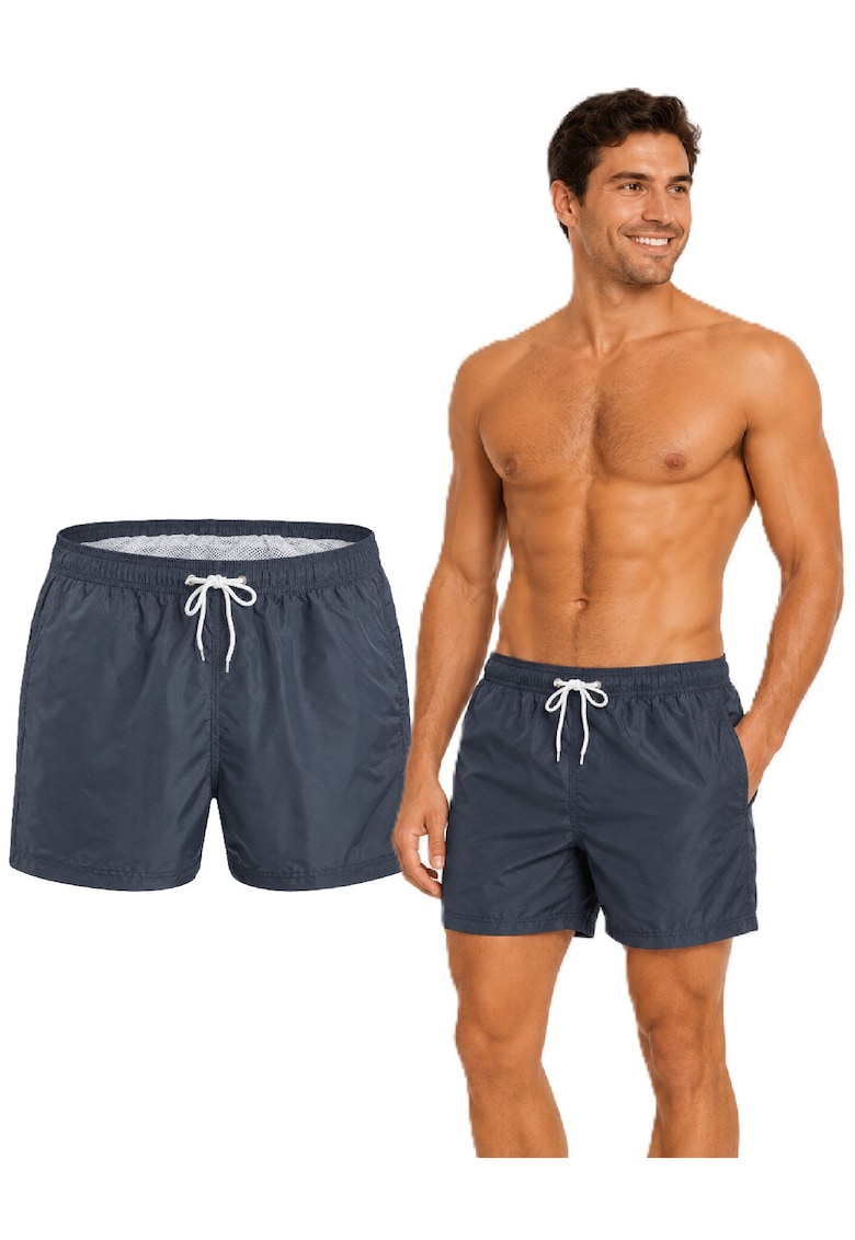 Pantaloni scurti de baie cu talie ajustabila