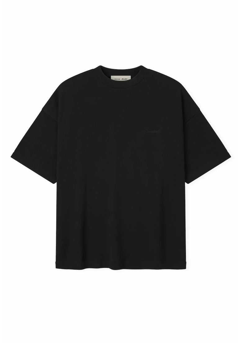 Tricou barbati - Essentials Pique Signature 90s Tee - Negru