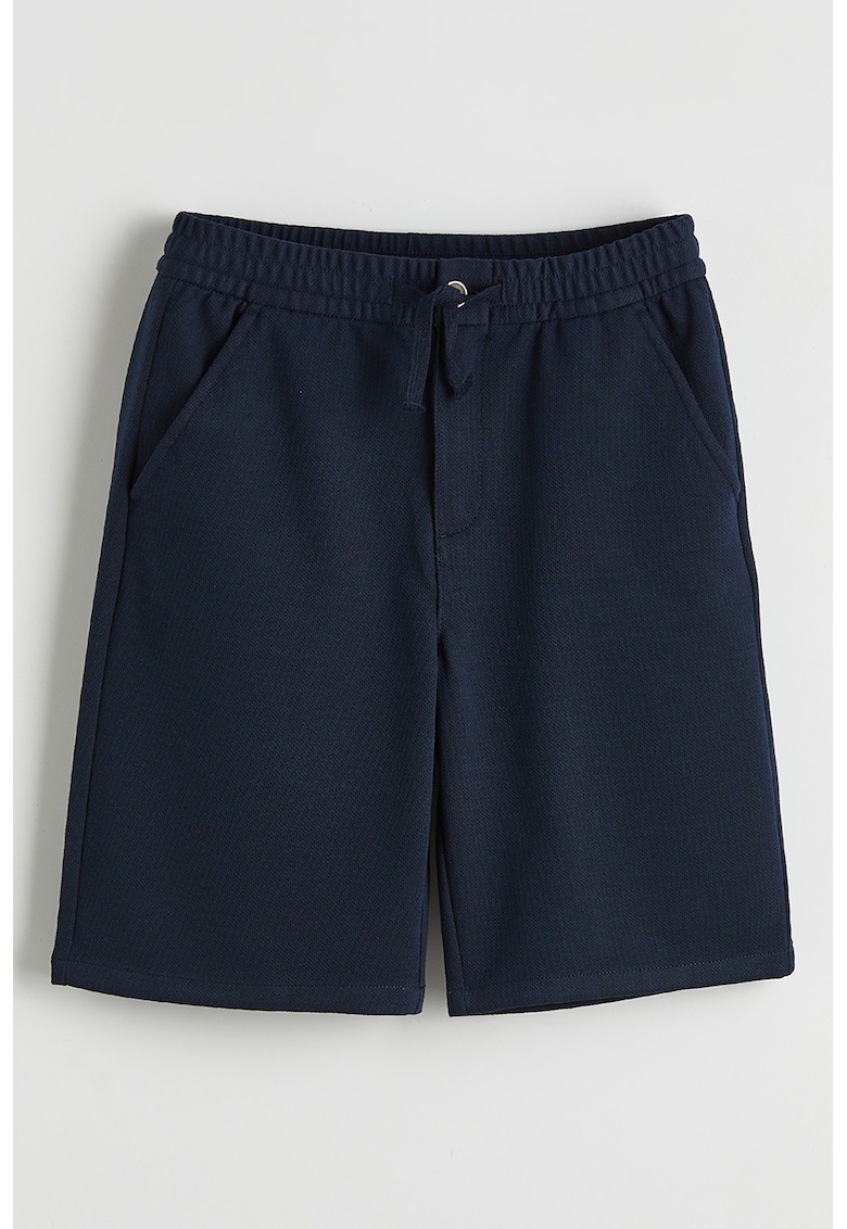 Pantaloni scurti cu buzunare - Bleumarin