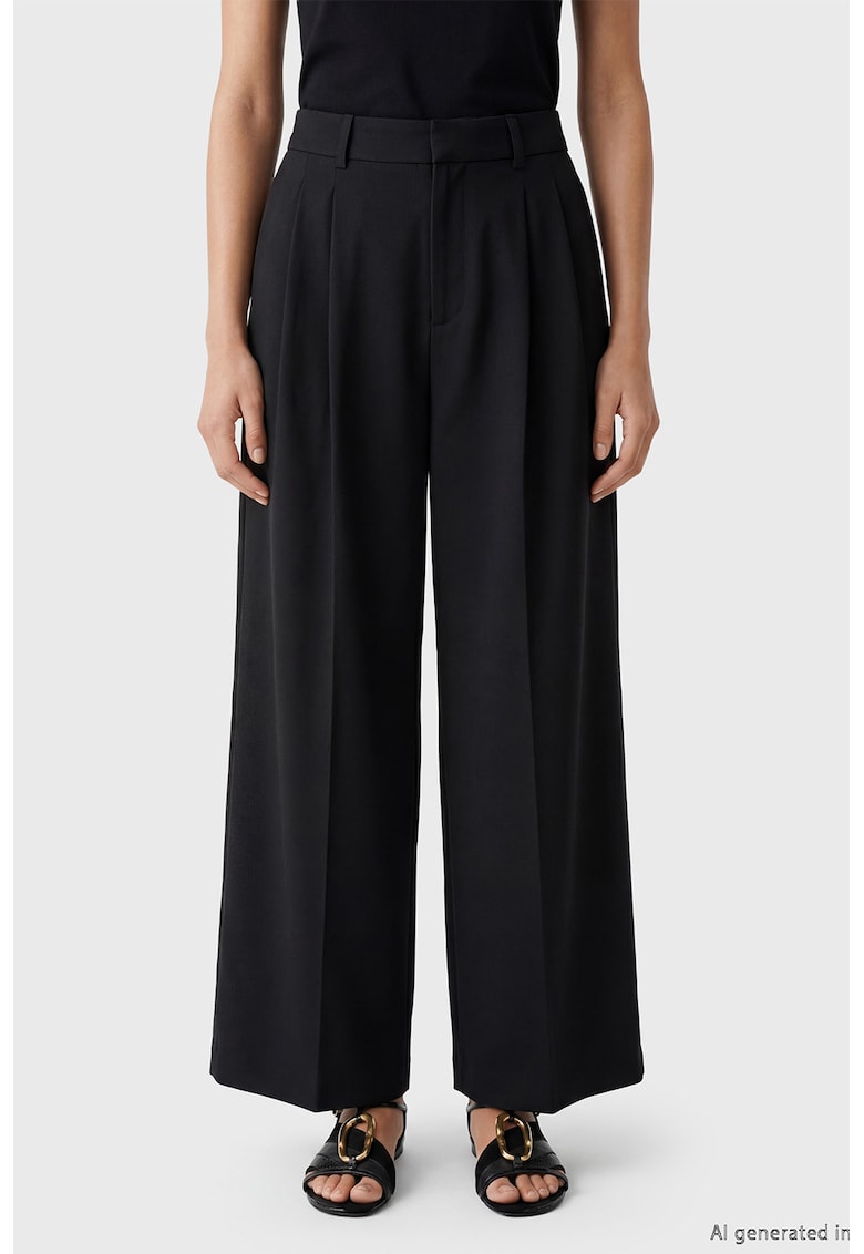 Pantaloni lungi drepti - Negru