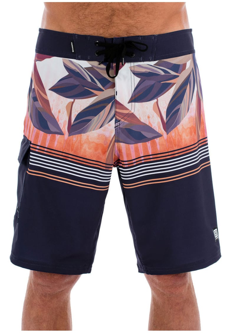 Pantaloni scurti de baie cu model tropical
