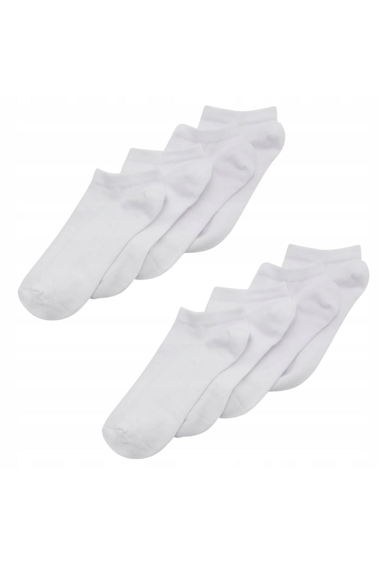 Sosete Scurte - Po2095712C 001 - Marimea 35-38 - Material: 74% Bumbac Organic - 25% Poliamida - 1% Elastan - Usor De Intretinut - Se Pot Spala La Masina La 40°C - Scurte - Ideale Pentru Adidasi Si Mocasini - Tricot Moale Si Durabil - Alb