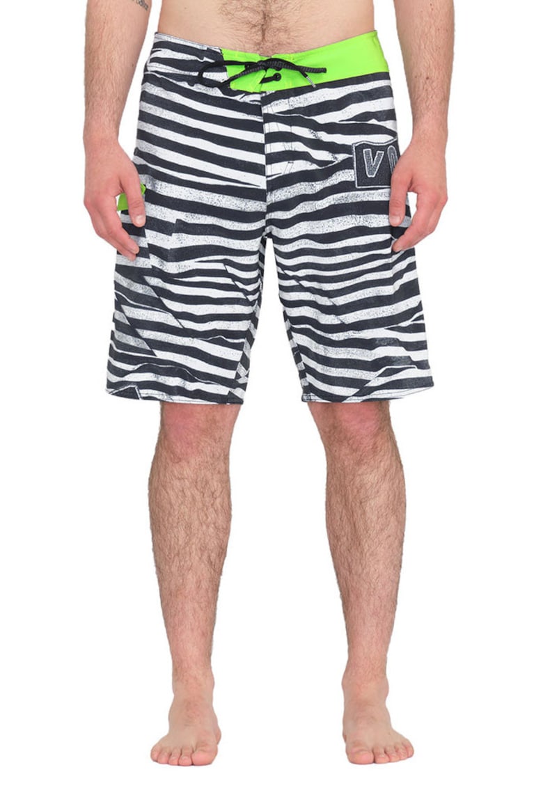 Pantaloni scurti de baie cu model zebra