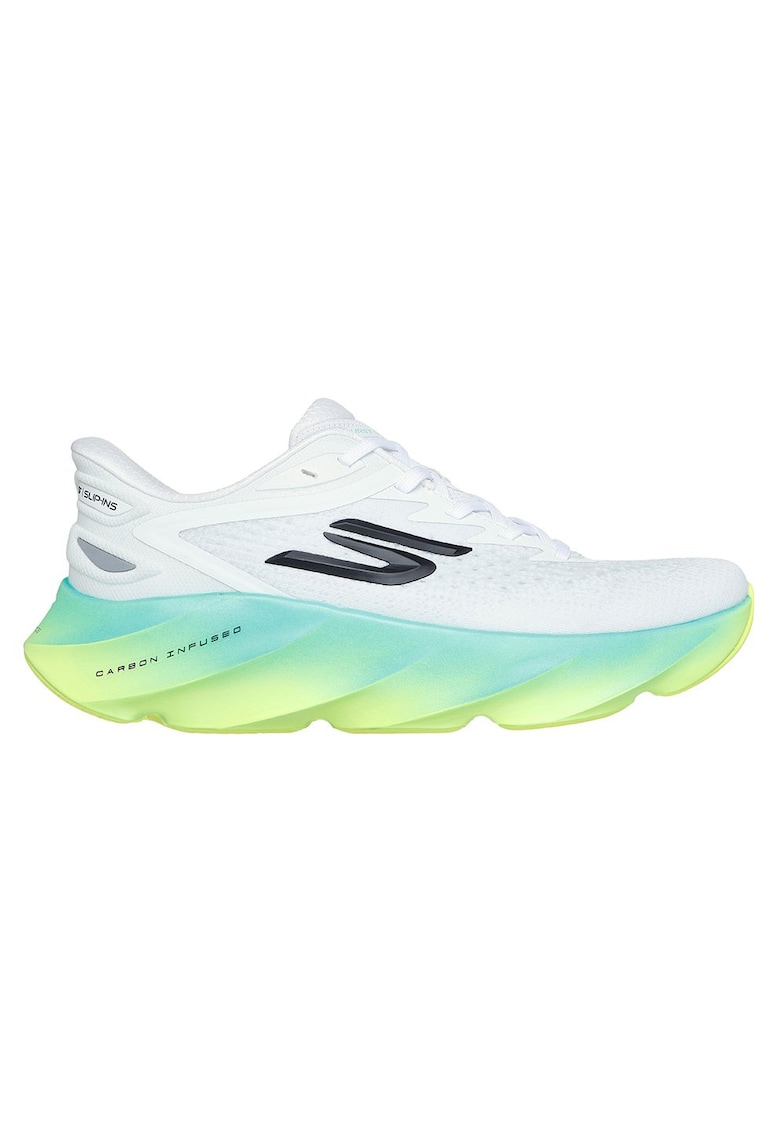 Pantofi Sport SKX Aero Burst Slip-Ins 246215-WMLT - Barbati - Alb - Alb