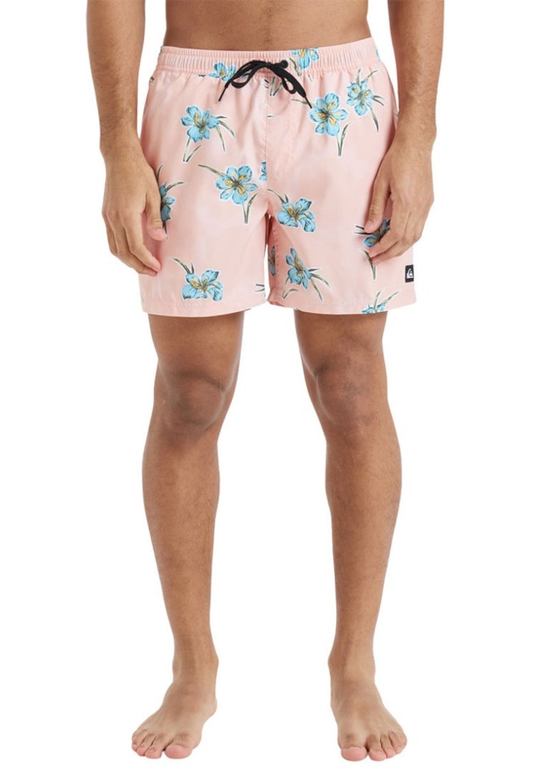 Pantaloni scurti de baie cu model floral