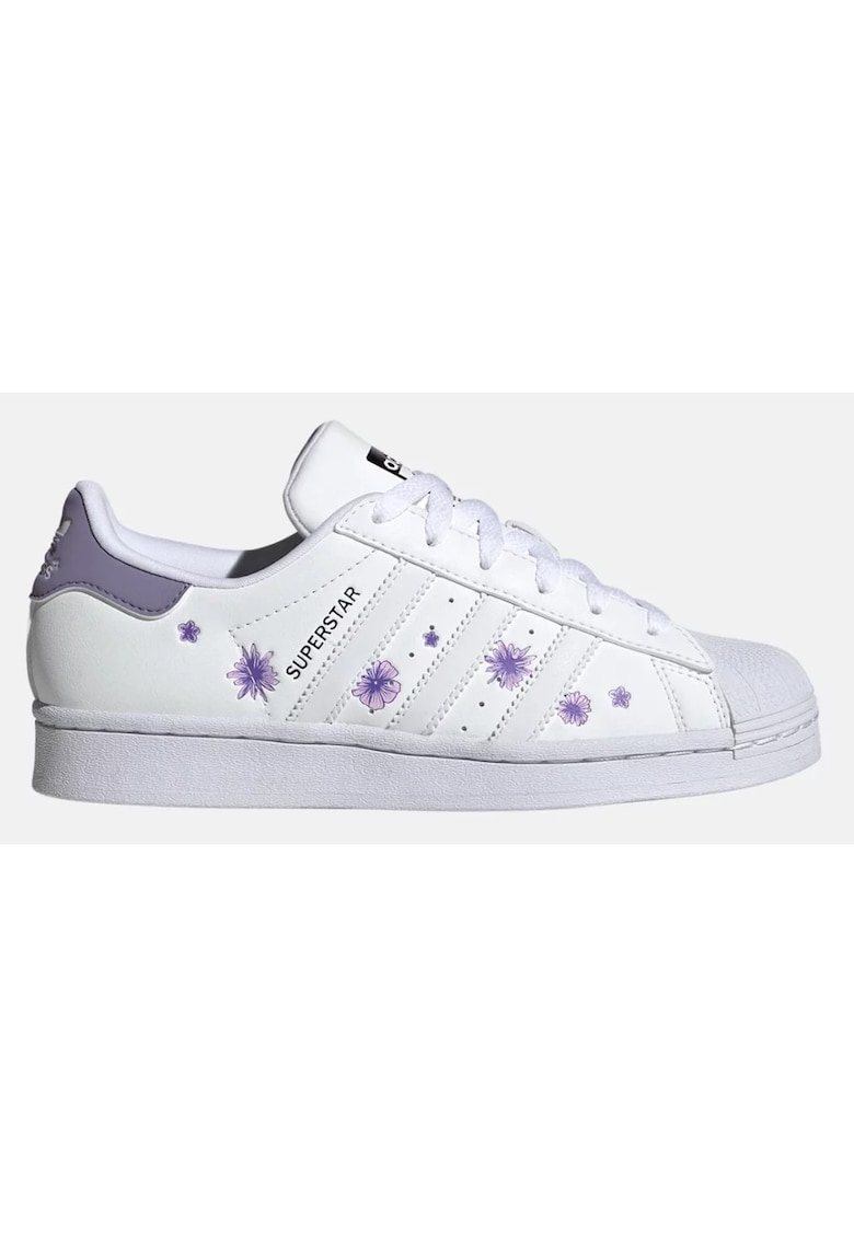 Pantofi sport cu imprimeu floral din piele ecologica -