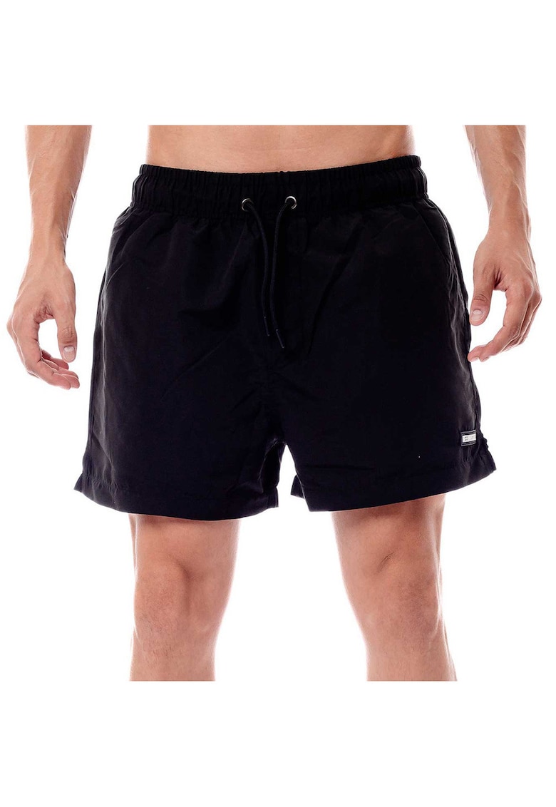 Pantaloni scurti de baie cu snur in talie Monochrome