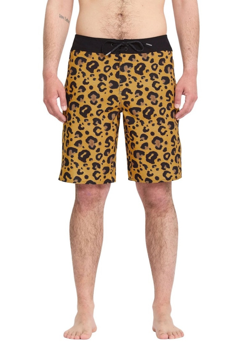 Bermude de baie cu animal print Cheetah