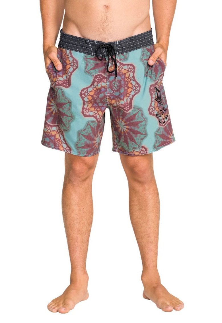 Pantaloni cu imprimeu grafic Shiels Stoney