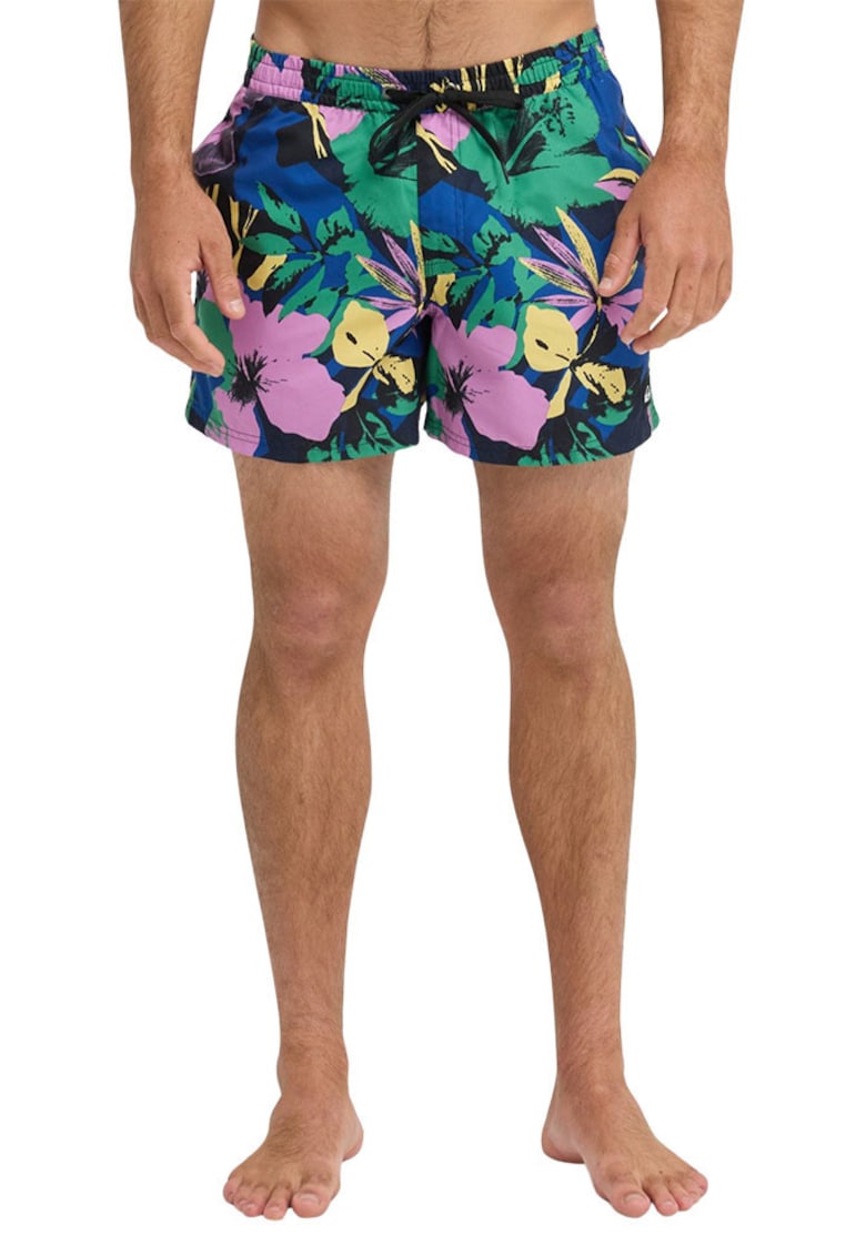 Pantaloni scurti de baie cu model floral Volley Everyday