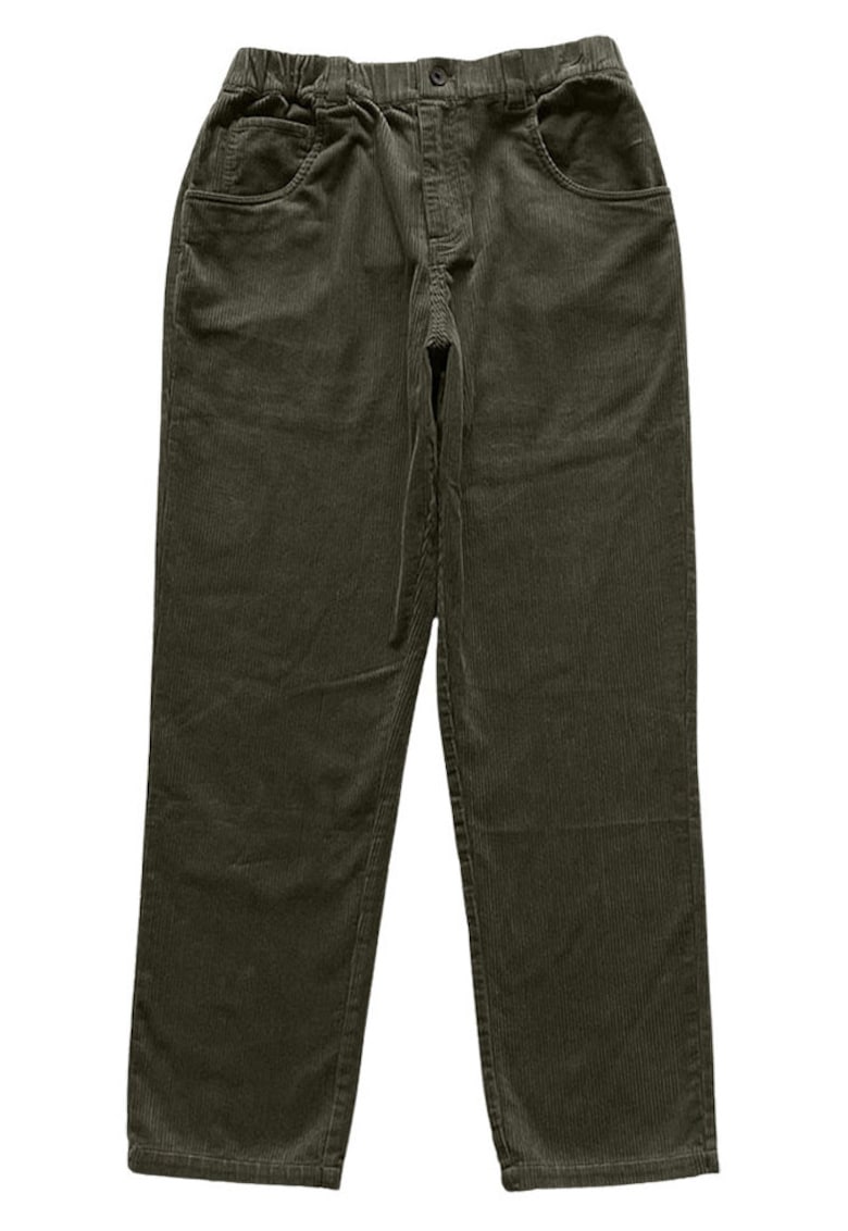 Pantaloni cu croiala lejera si talie elastica