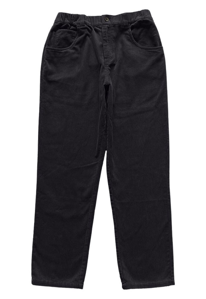 Pantaloni cu talie elastica si croiala lejera