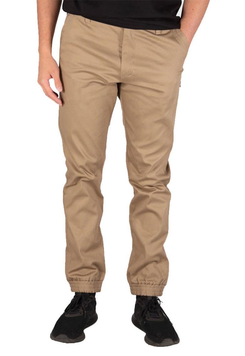 Pantaloni chino cu terminatii elastice