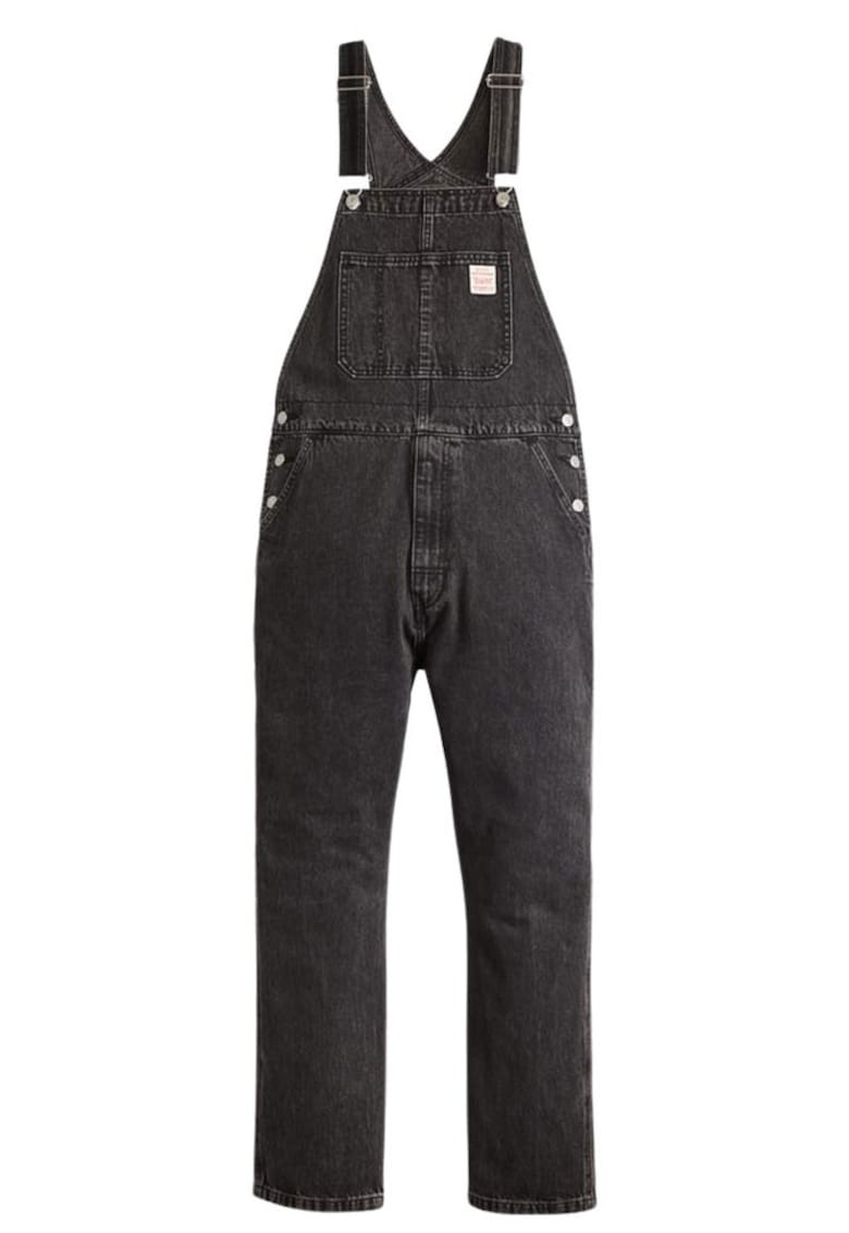 Salopeta din denim cu croiala lejera