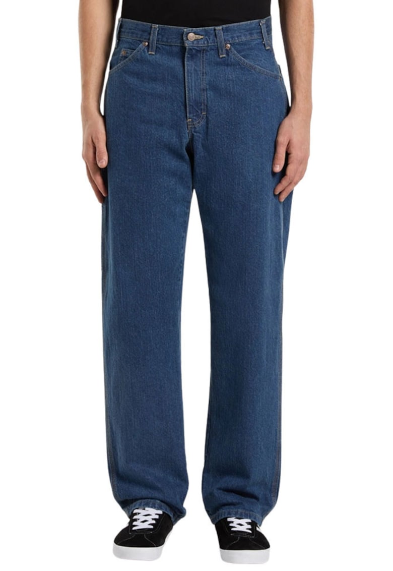 Blugi relaxed fit din bumbac