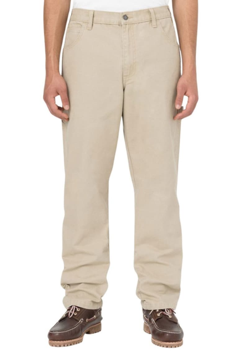 Pantaloni cargo regular fit din bumbac cu buzunare