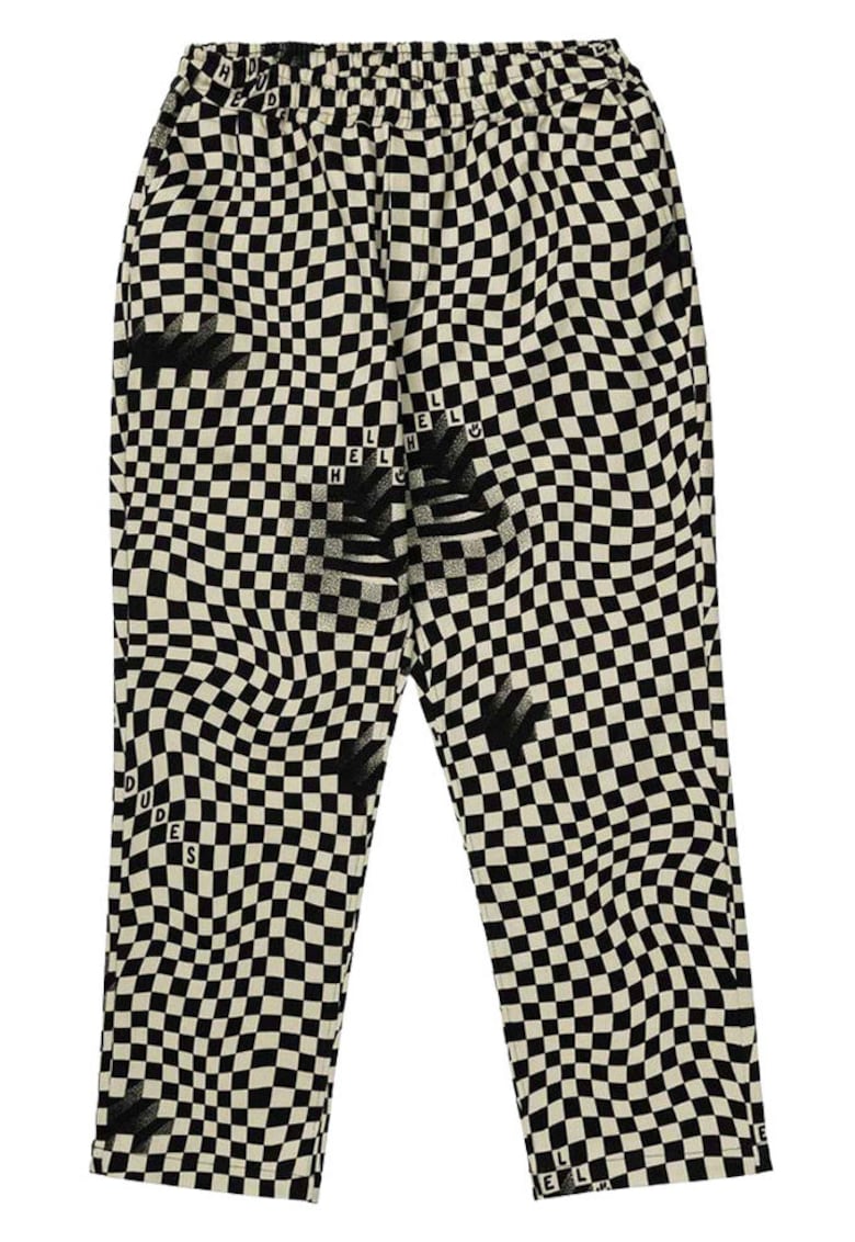 Pantaloni cu imprimeu geometric