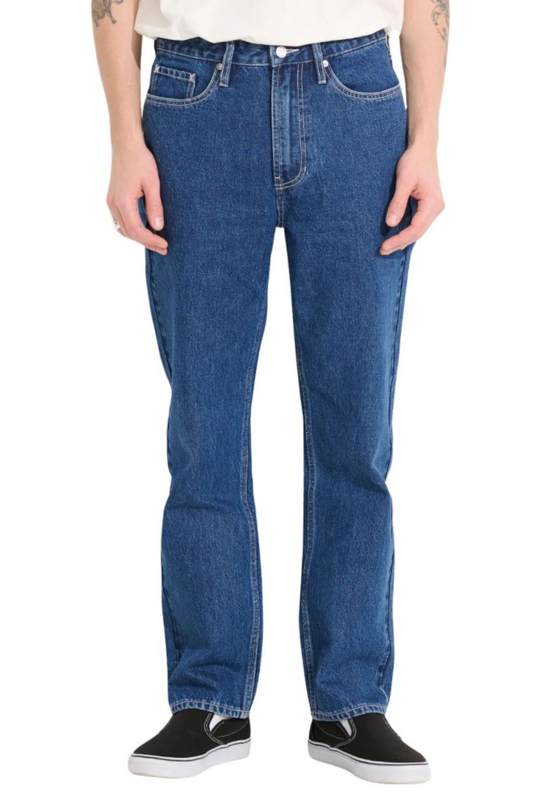 Blugi regular fit cu 5 buzunare