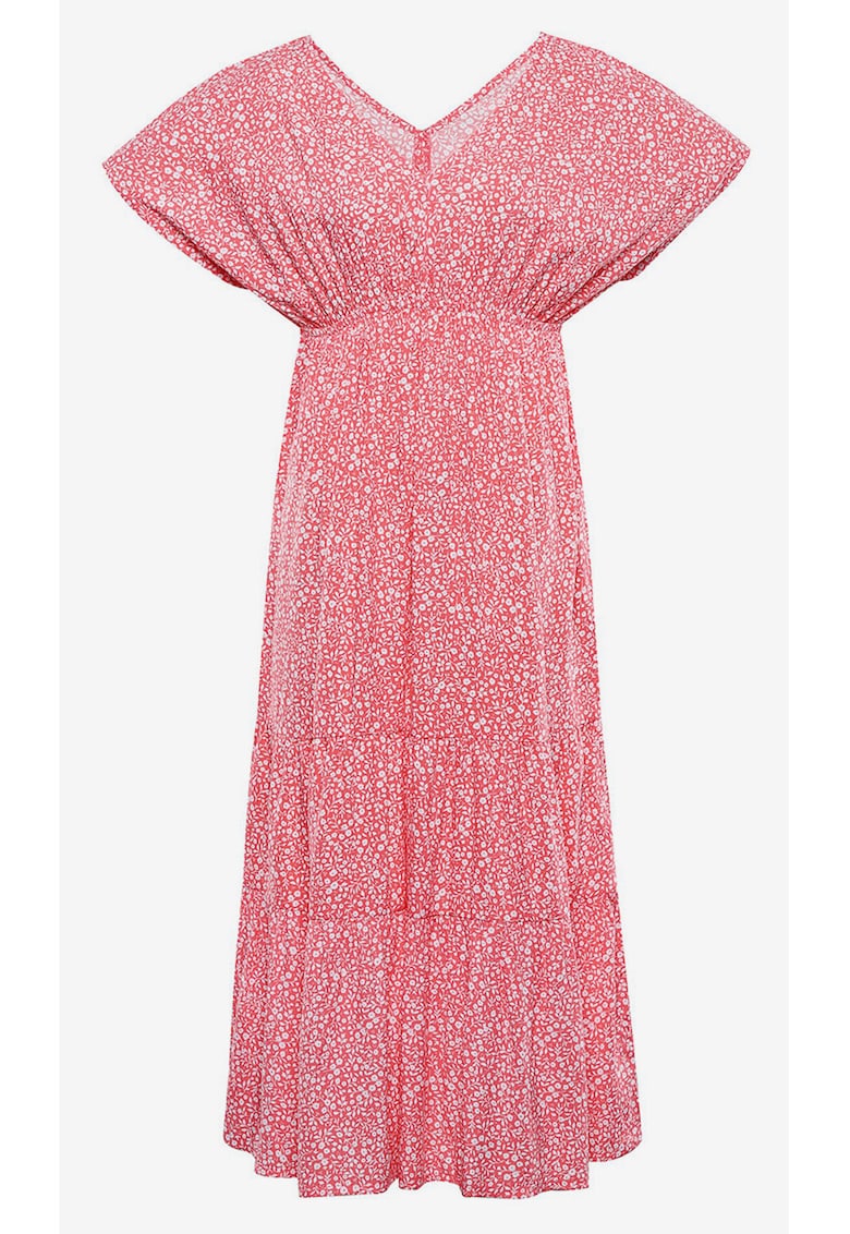 Rochie lunga cu model floral