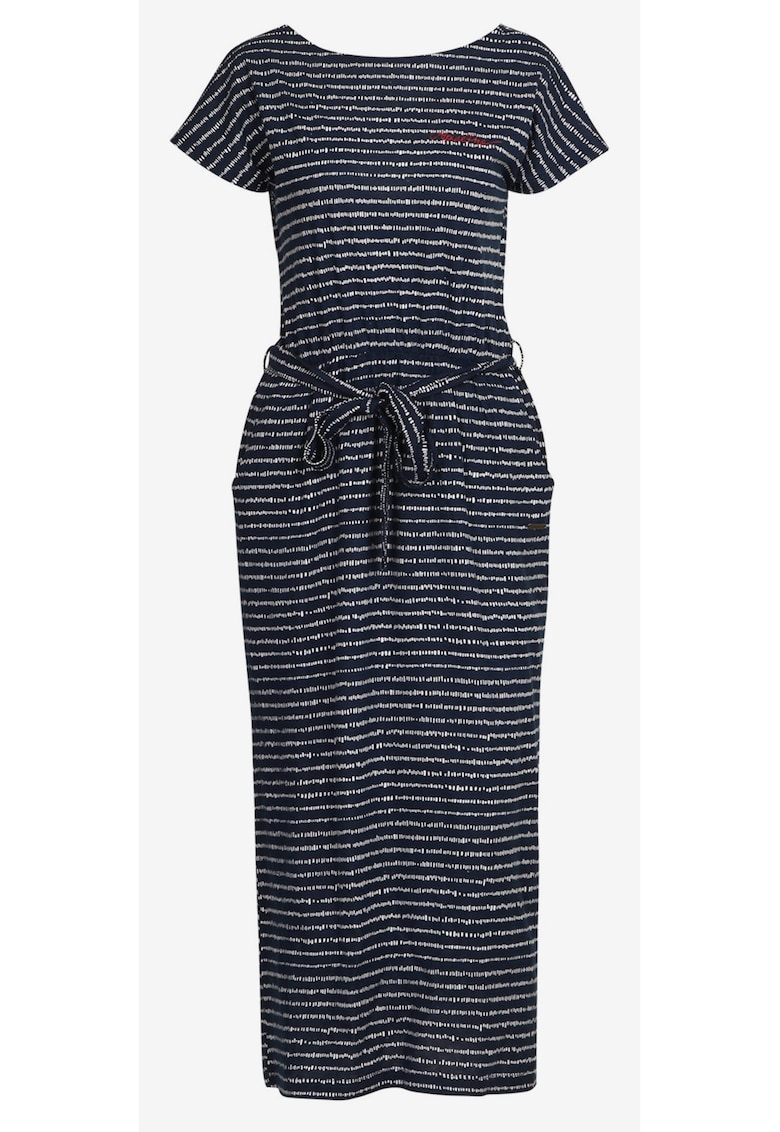 Rochie casual cu cordon in talie