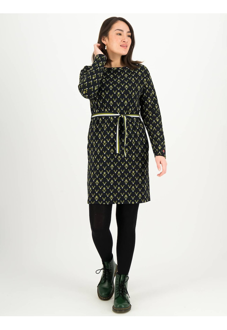 Rochie din amestec de bumbac organic - cu maneca lunga Sneakers in the Woods