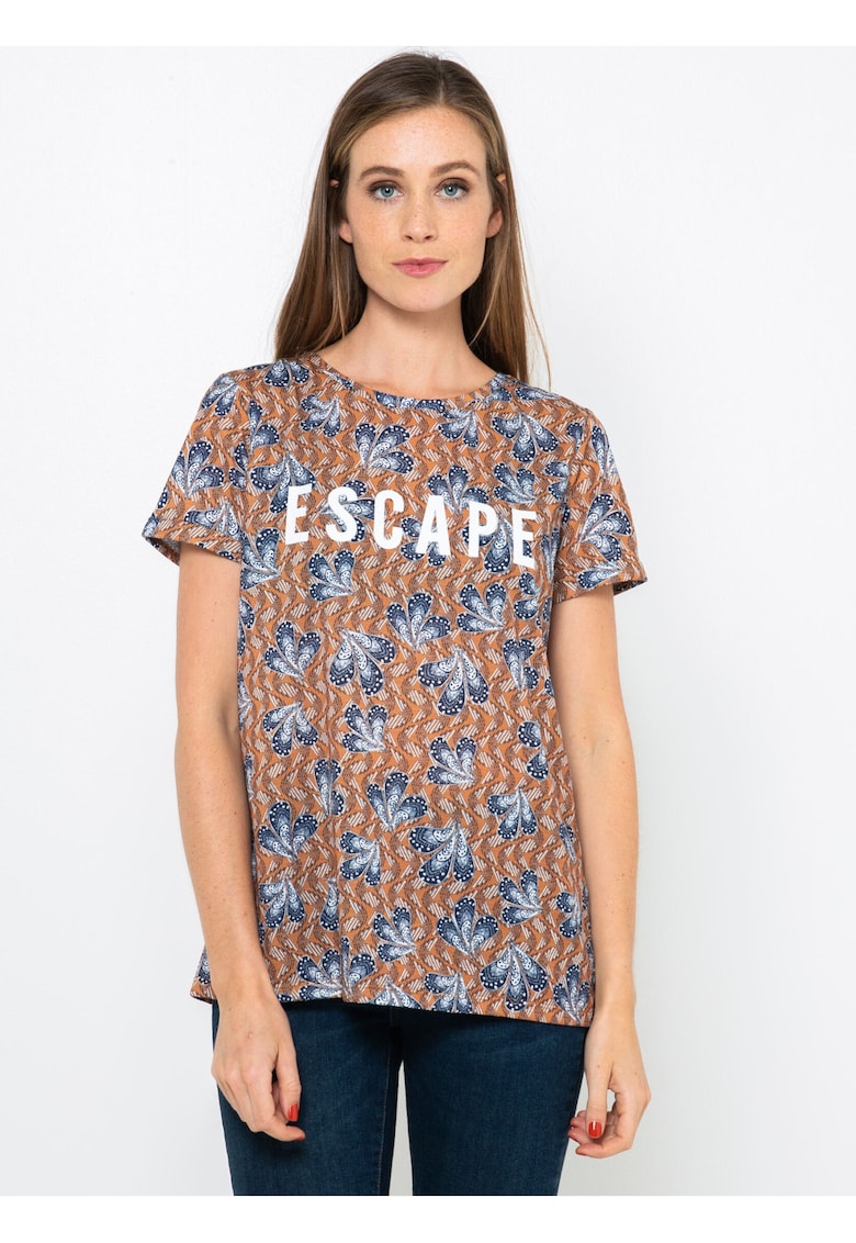 Tricou cu imprimeu floral -