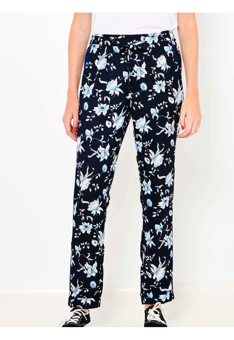 Pantaloni cu imprimeu floral