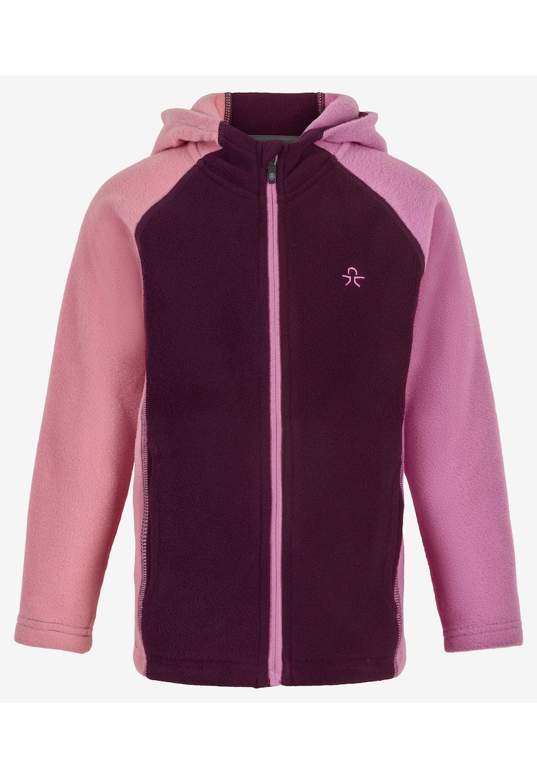 Jacheta usoara colorblock cu gluga
