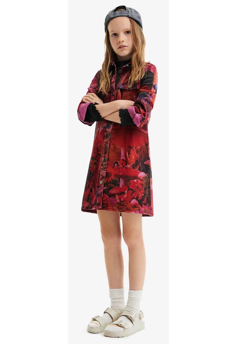Alonso rochie din amestec de bumbac&modal -