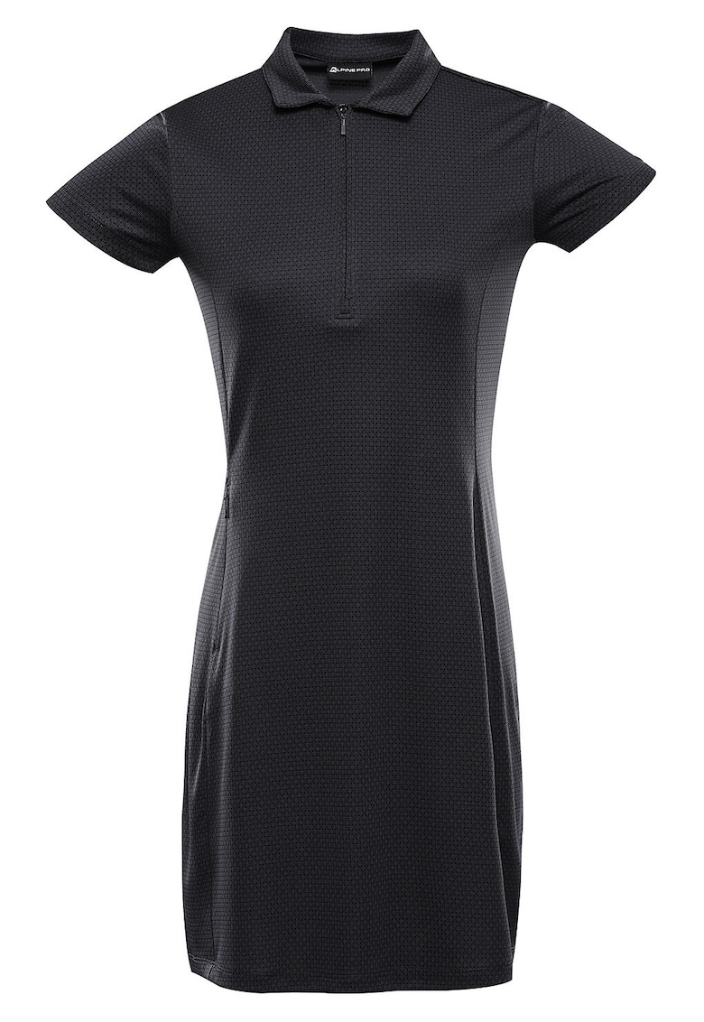 Rochie scurta cu guler cu fermoar pentru drumetii -
