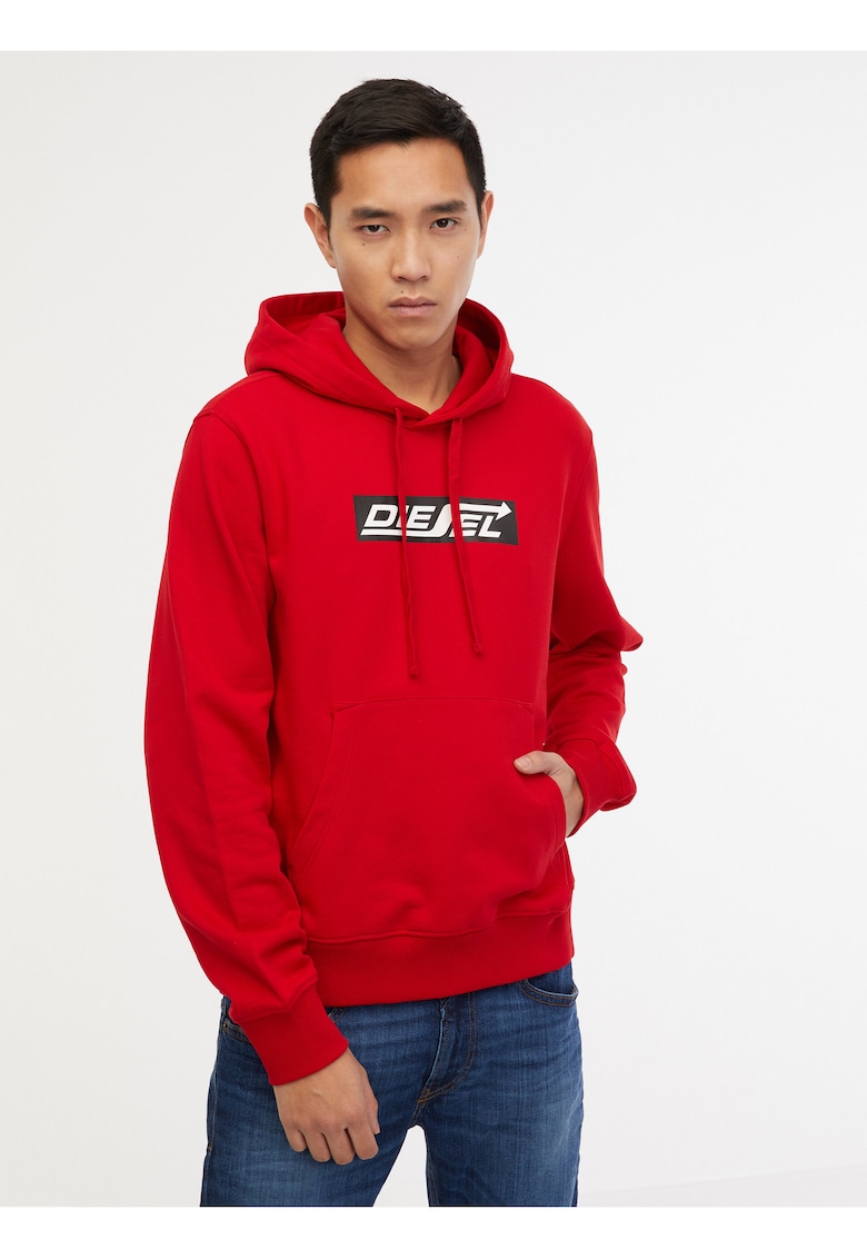 Hanorac regular fit cu model logo