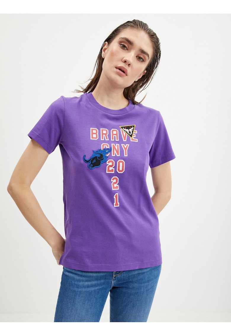 Tricou din bumbac cu model grafic -
