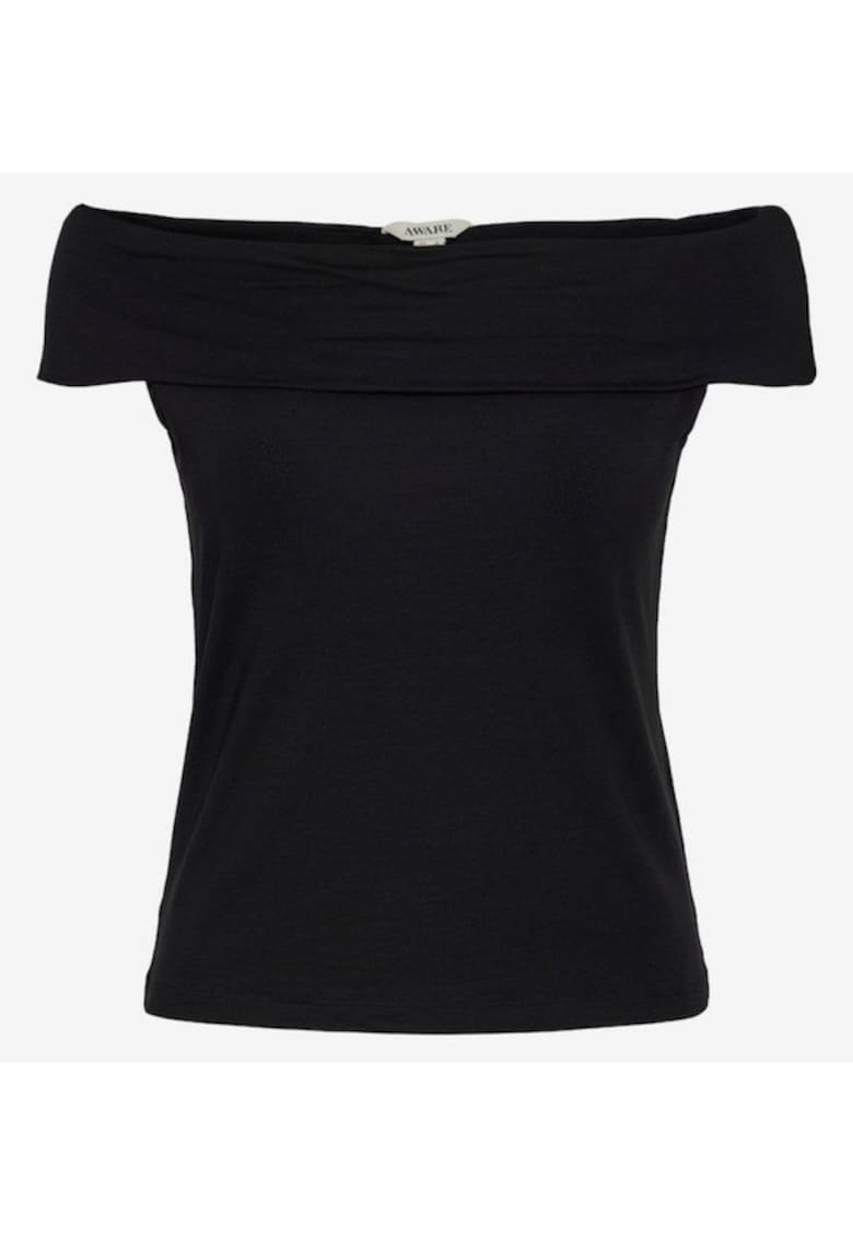 Bluza din amestec de lyocell cu croiala pe umeri Kenzi Fiona