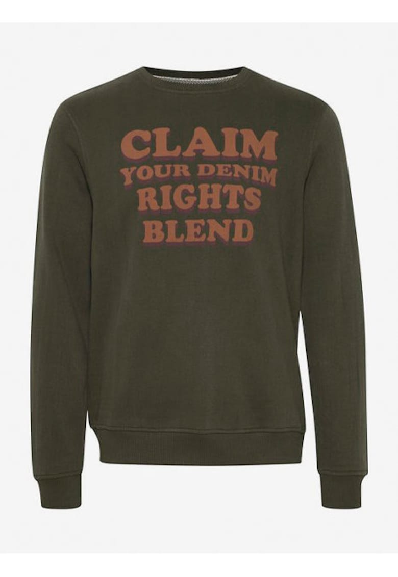Bluza de trening cu print text